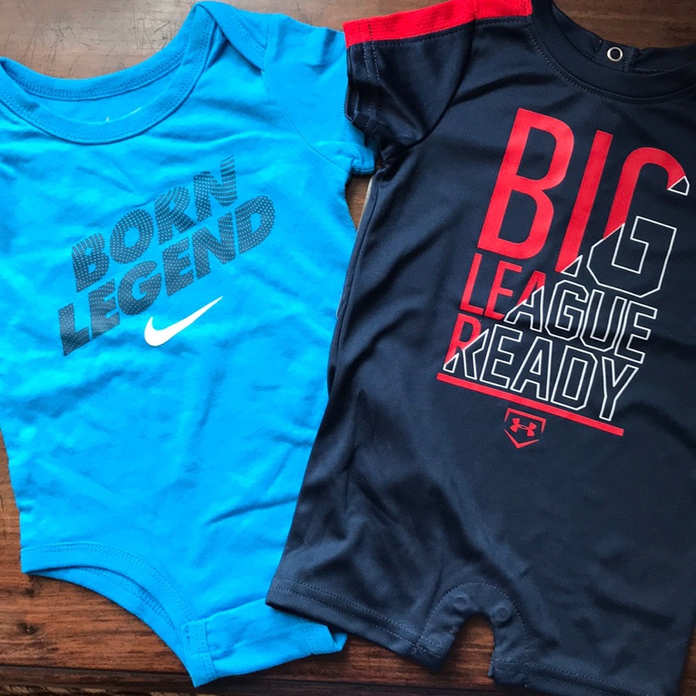 NWT Nike born legend baby onesie.